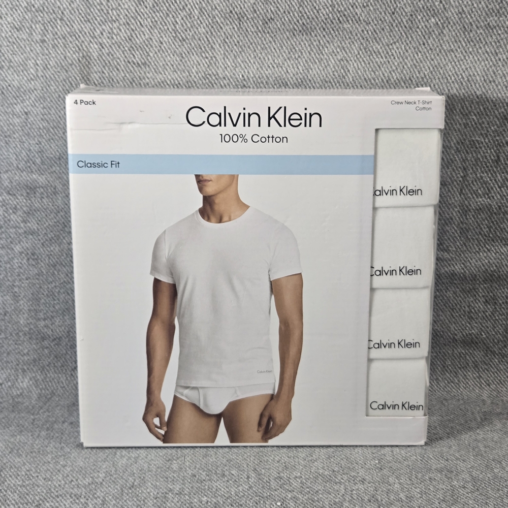 Calvin Klein Men's White Underwear 4-Pack